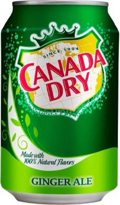 Напиток б/а газ. Canada Dry Ginger Ale 330 мл ж/б